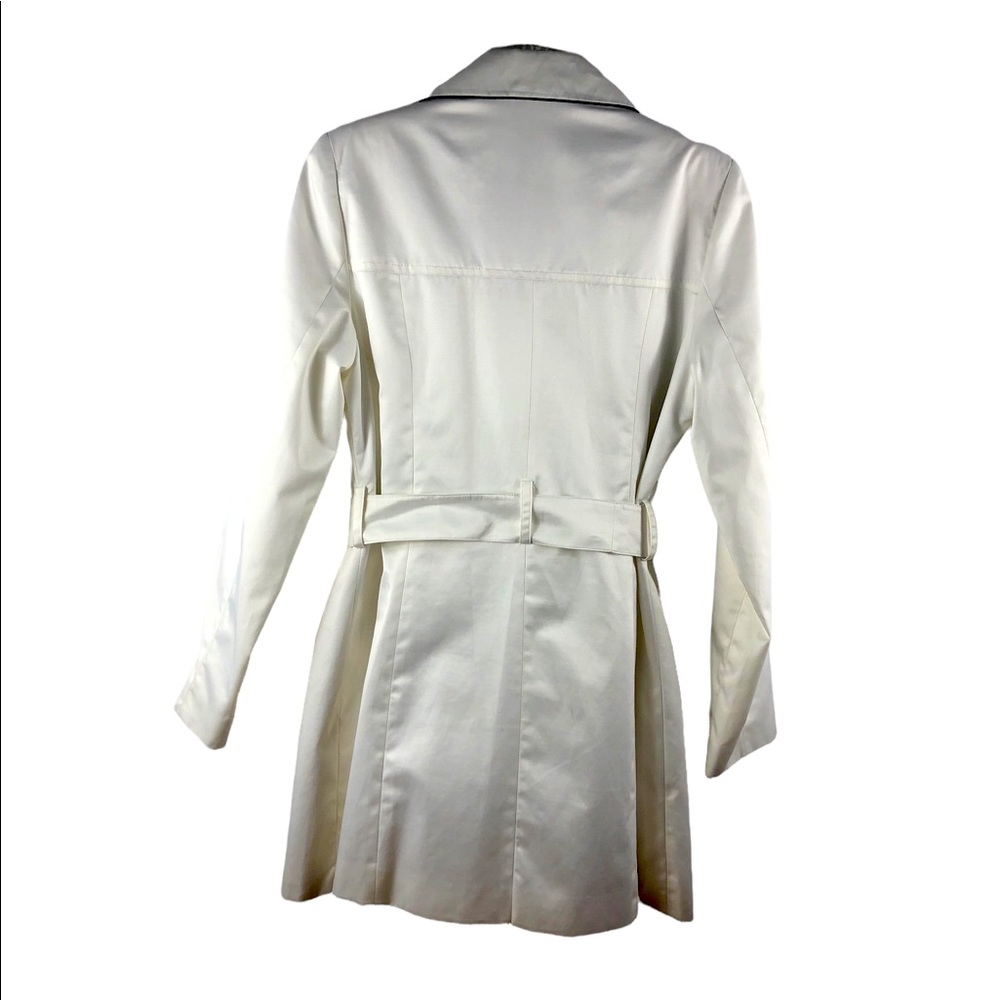 WET SEAL Women’s spring jacket black& white size L belted - Picture 2 of 6